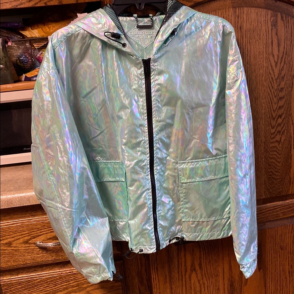 Iridescent Hooded Jacket